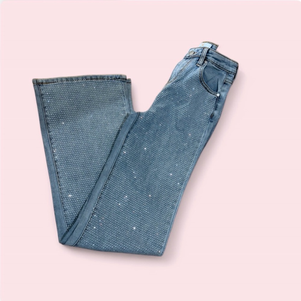 Brand New Austin Landing Women's Embellished Flared Jeans